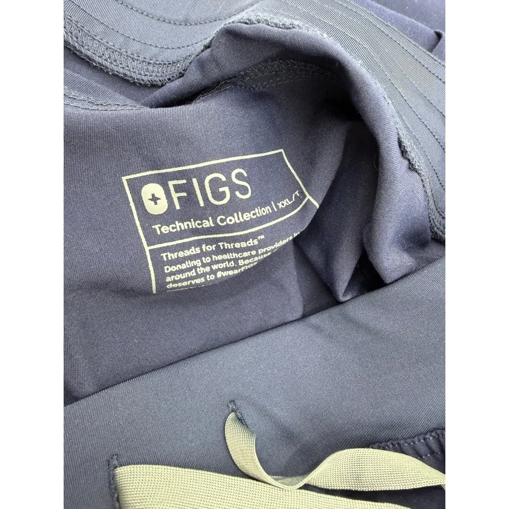 Figs Navy Blue Scrub Pants